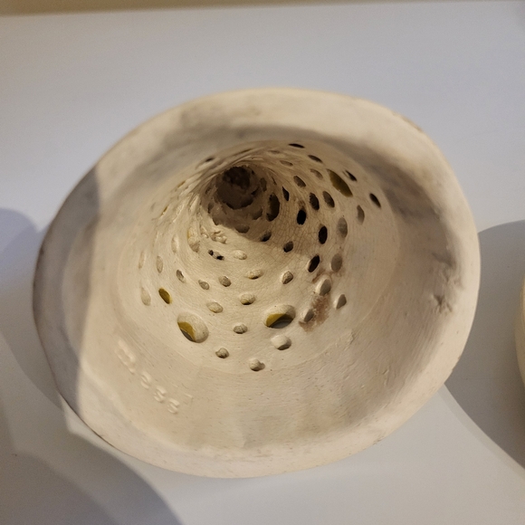 Mess Pottery Pine Tree Luminary with Underplate Candle Holder - Picture 8 of 16